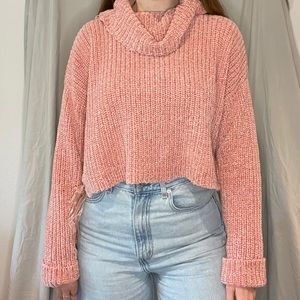 Soft pink sweater
